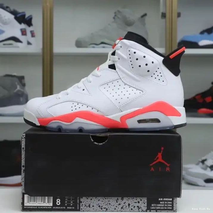Air Retroinfrared Jordan White 6 Kimikick 0506